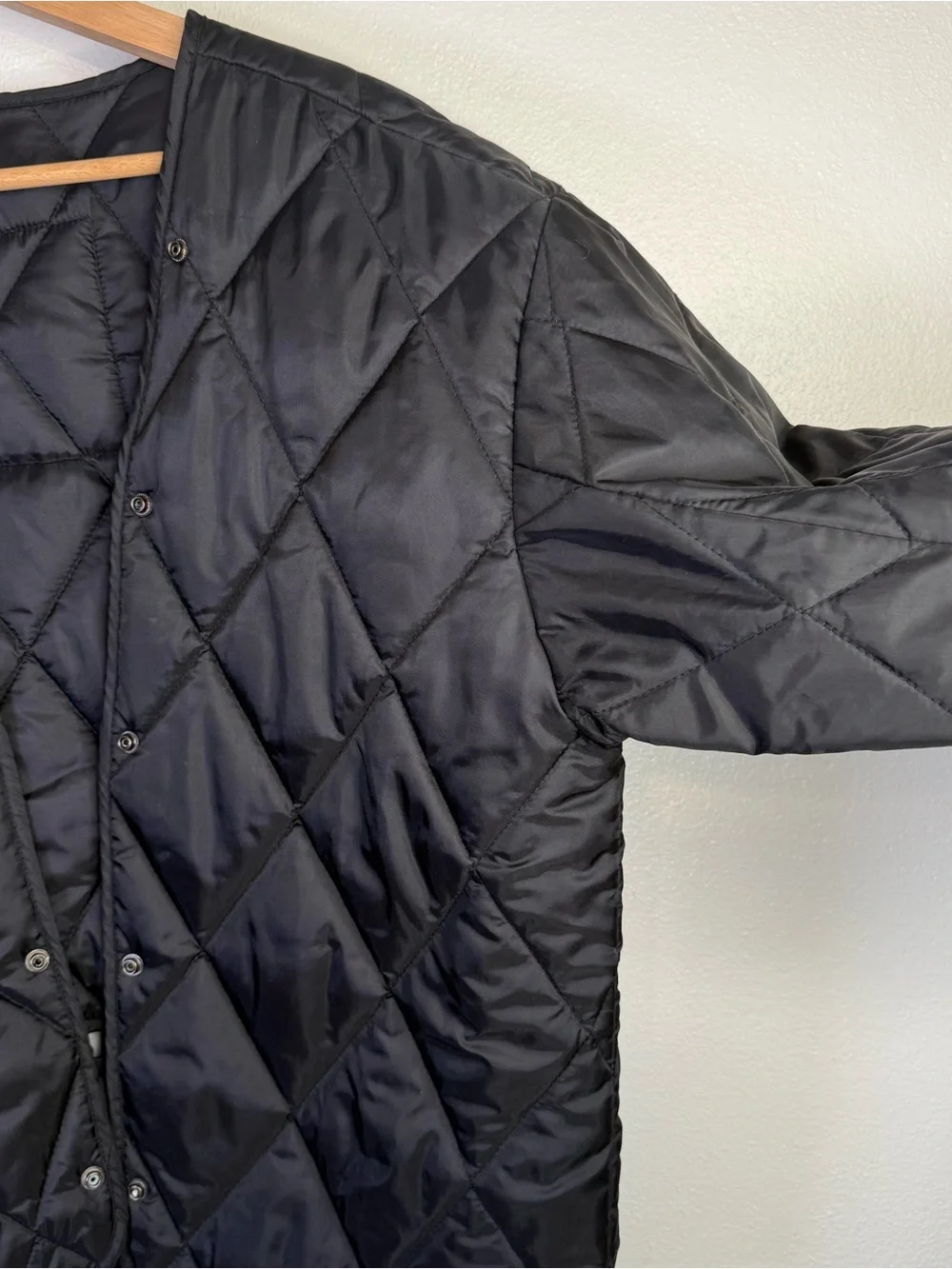 Honda Rider Collection Black Quilted Motorcycle Jacket Liner Lining Size Medium